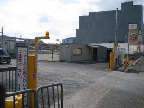 南清水車庫／出入り口